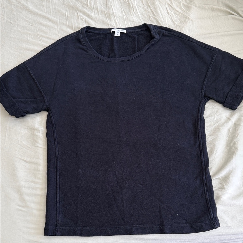 James Perse 100% Cotton Black TShirt